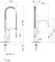 DORNBRACHT Einhebelmischer Profi TARA 33880888 Platin, 33880888-08 Galeriebild 3